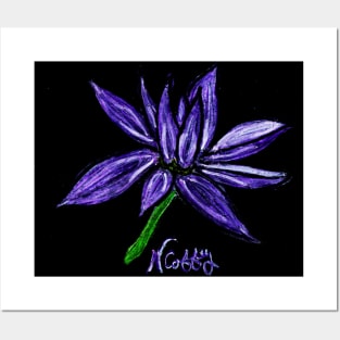 PURPLE FLOWER Posters and Art